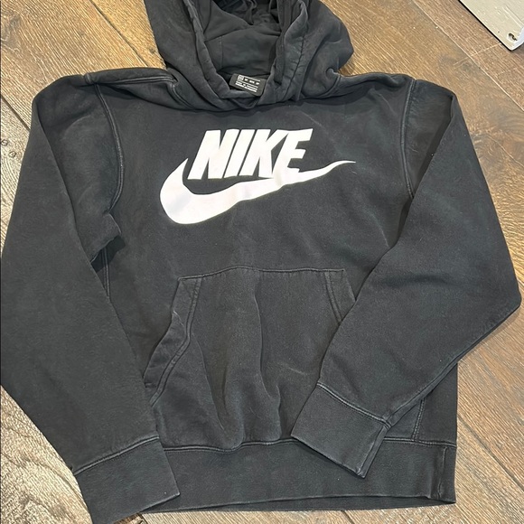 Nike Other - Nike Black and White Sweater with Iconic Swoosh